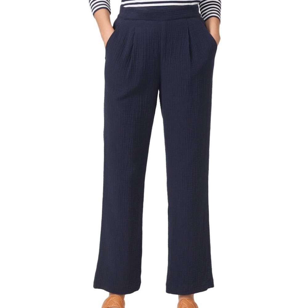 J. McLaughlin Navy Wide Leg Pants